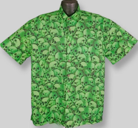 Glowing Skulls Hawaiian Shirt
